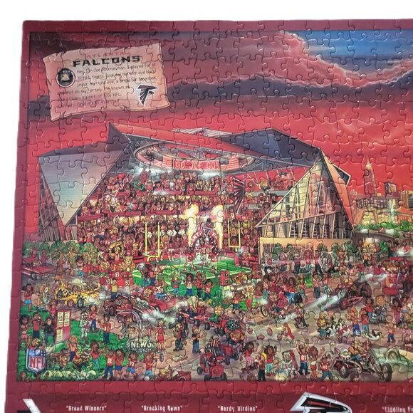Atlanta Falcons NFL Puzzle Search Puzzle “Can You Find Joe?” 500 Pieces Made in - Picture 6 of 11